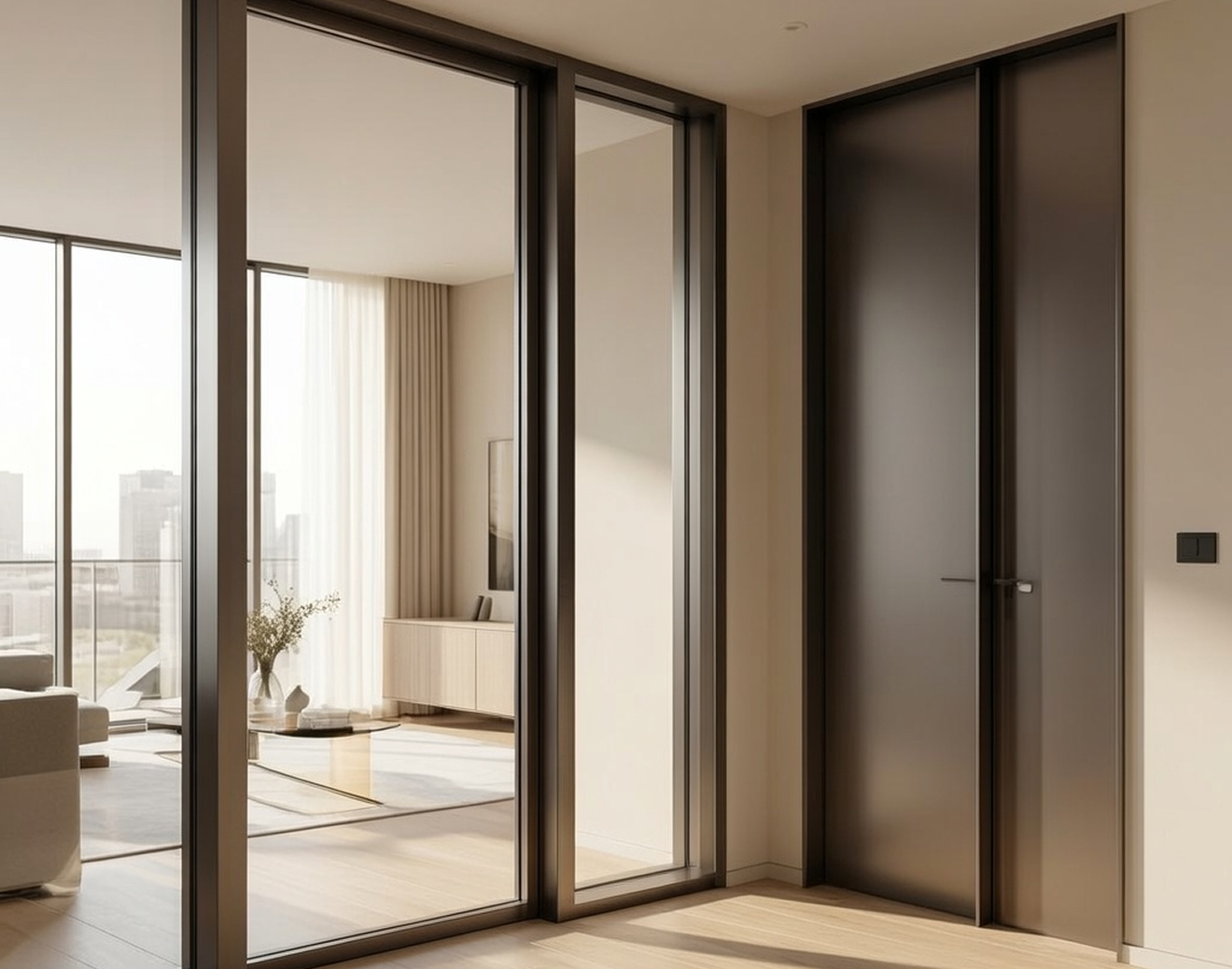 Современный интерьер с дверями Doors4U