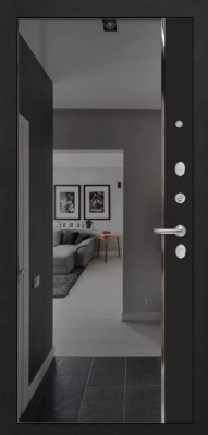 Панель Зеркало Панорама с тонировкой Черный кварц