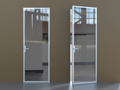 белый профиль графит стекло, б/н