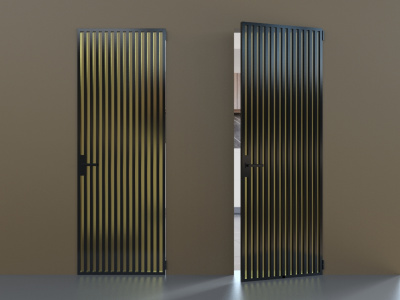 Элеганс черный профиль матовая бронза стекло, б/н