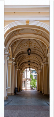 Impress , Экошпон, Шагрень белая, Кромка белая, Рисунок с одной стороны