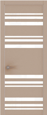 Экошпон, Софт капучино, Лакобель белый, Кромка белая