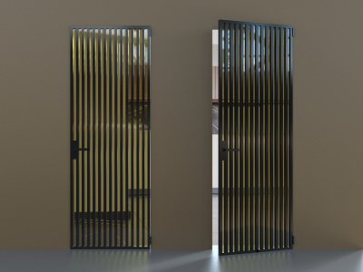 Элеганс черный профиль бронза стекло, б/н