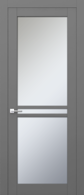 Экошпон, Софт серый, Белое матовое