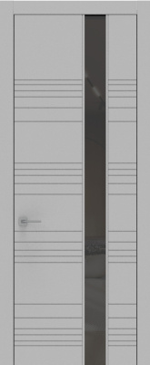 Экошпон, Софт серый, Лакобель черный