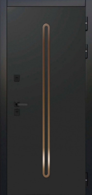 Входная дверь Luxor Termo 10 Муар черный