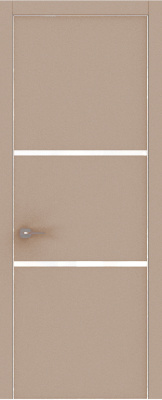 узкие, Экошпон, Софт капучино, Лакобель белый, Кромка белая