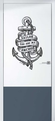 Impress , Экошпон, Шагрень белая, Кромка белая, Рисунок с одной стороны