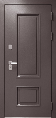 Входная дверь Luxor Termo 2 Букле Антрацит
