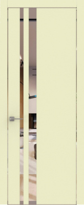 Экошпон, Шагрень латте, Зеркало, Кромка хром