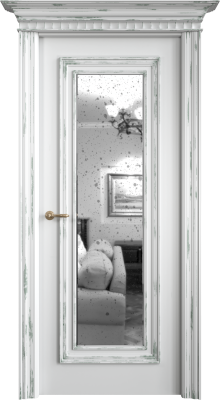 Декапе, V-JN, Эмаль, Белый, Зеркало состаренное