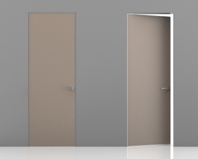 Эмаль Invisible RAL 7044 (57) Alum. Revers кромка c 3-х сторон (от себя/на себя), лев