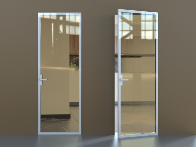 белый профиль бронза стекло, б/н