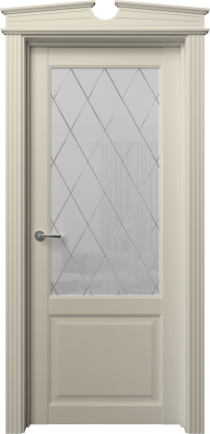 Экошпон, Софт сантьяго, Белое матовое, Ромб