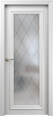 Экошпон, Софт милк, Сатинат белое, Ромб