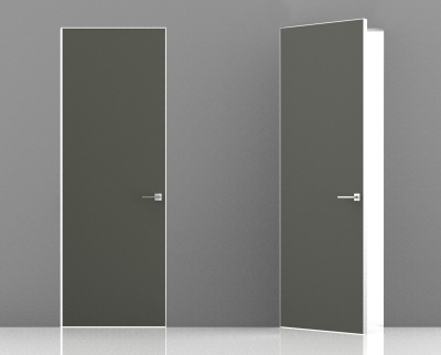 Эмаль Invisible RAL 7033 (40) Alum. White кромка c 4-х сторон, лев