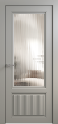 Экошпон, Софт грей, Белое рифленое