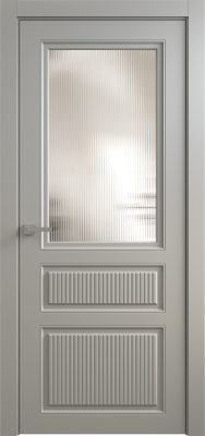 Экошпон, Софт грей, Белое рифленое