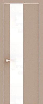 Экошпон, Софт капучино, Лакобель белый, Кромка белая