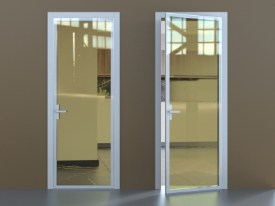 белый профиль бронза стекло