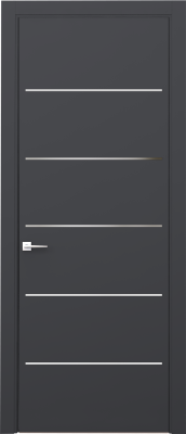 вставка хром, Экошпон, Софт графит