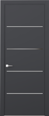 вставка хром, Экошпон, Софт графит