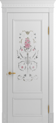 Массив бука, Эмаль, Белый