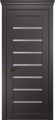 Solid classic, Массив дуба, Эмаль, Антрацит, Сатинат белое