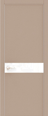 Экошпон, Софт капучино, Лакобель белый, Кромка белая