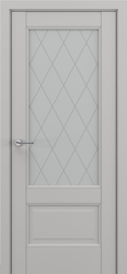 -В5, Экошпон, Матовый серый, Сатинат, Ромб