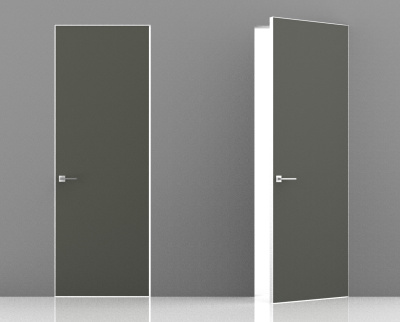 Эмаль Invisible RAL 7033 (40) Alum. White кромка c 4-х сторон, прав