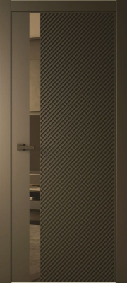 Amber, Экошпон, Дуб шоколад, Лакобель RAL 8017