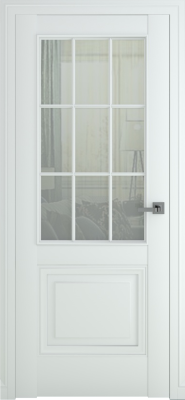 -В3, Экошпон, Матовый белый, Сатинат, Английская классика