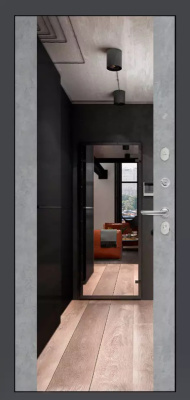 Панель Зеркало Максимум Бетон светлый