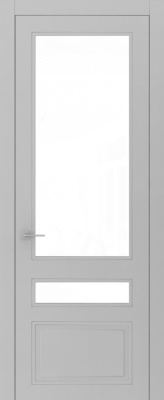 Экошпон, Софт серый, Сатинат белое