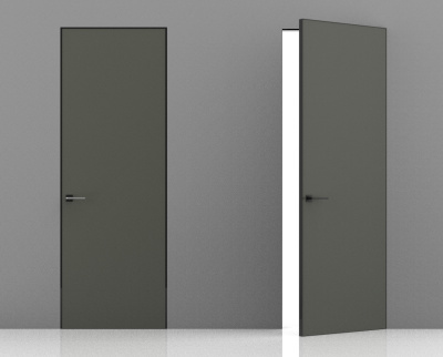 Эмаль Invisible RAL 7033 (40) Alum. Black кромка c 4-х сторон, прав