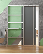 Двери-пенал выдвижные