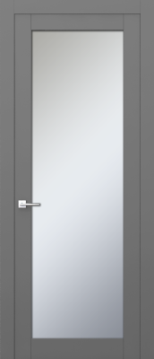 Экошпон, Софт серый, Белое матовое